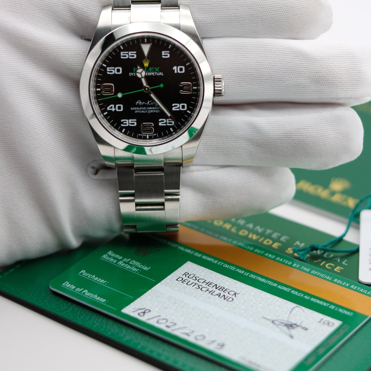 Rolex "AirKing" FULLSET-ZSG-2019