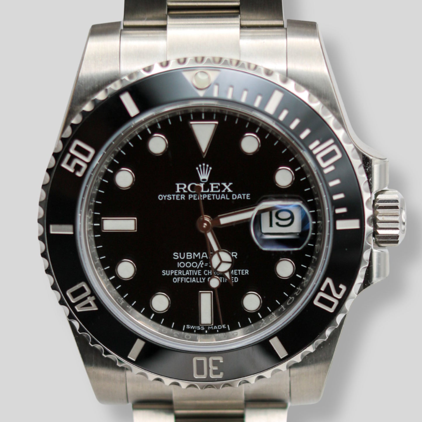 Rolex Submariner 116610LN | NOS | Full Set | 2018 | White Serial Hang Tag | LC100 | teilverklebt FULLSET-ZUG-2018