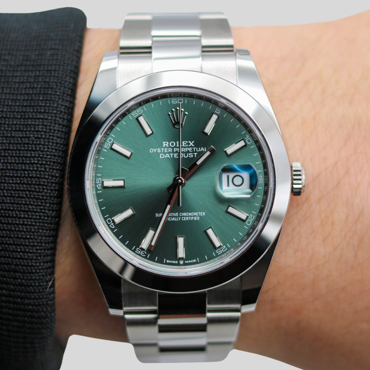 Rolex DateJust 41 "Mint" FULLSET-ZUG-2022