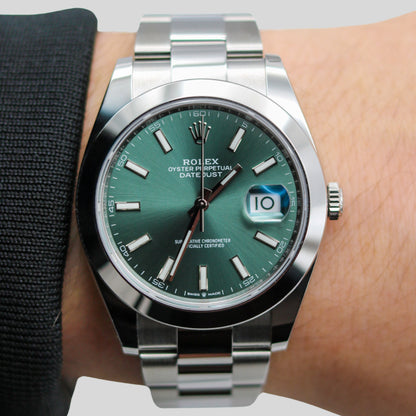 Rolex DateJust 41 "Mint" FULLSET-ZUG-2022