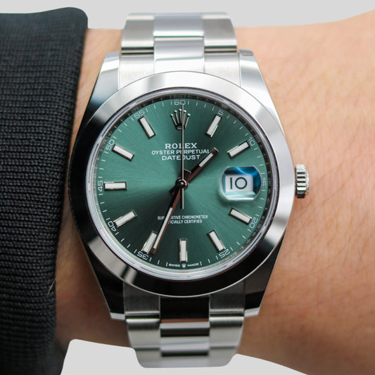 Rolex DateJust 41 "Mint" FULLSET-ZUG-2022