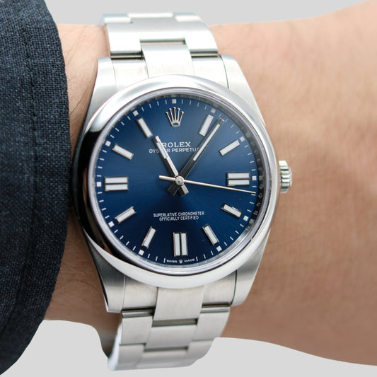 Rolex Oyster Perpetual 41 blue