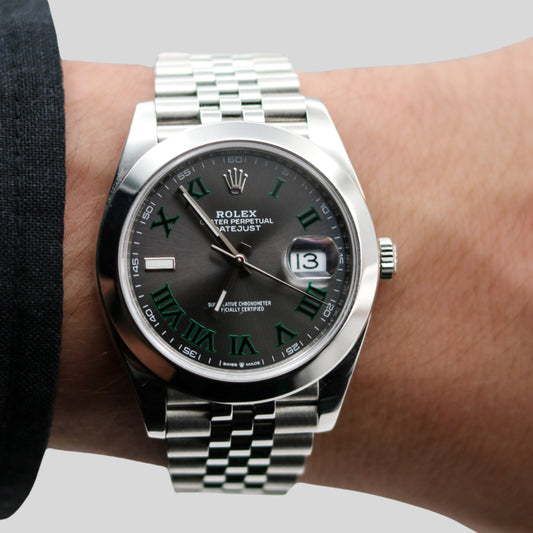 Rolex DateJust 41 Wimbledon Dial