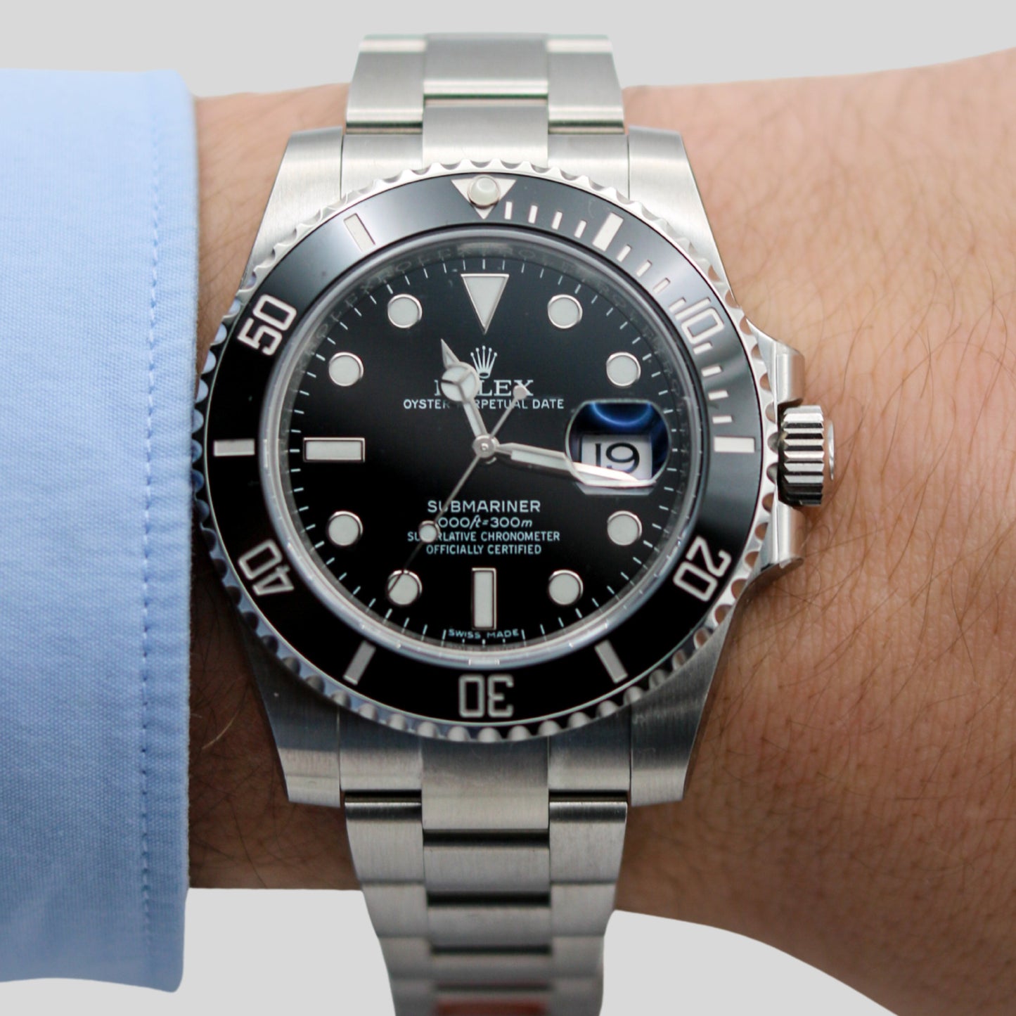 Rolex Submariner 116610LN | NOS | Full Set | 2018 | White Serial Hang Tag | LC100 | teilverklebt FULLSET-ZUG-2018