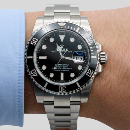 Rolex Submariner 116610LN | NOS | Full Set | 2018 | White Serial Hang Tag | LC100 | teilverklebt FULLSET-ZUG-2018