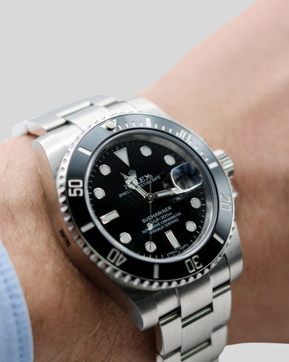 Rolex Submariner 116610LN | NOS | Full Set | 2018 | White Serial Hang Tag | LC100 | teilverklebt FULLSET-ZUG-2018