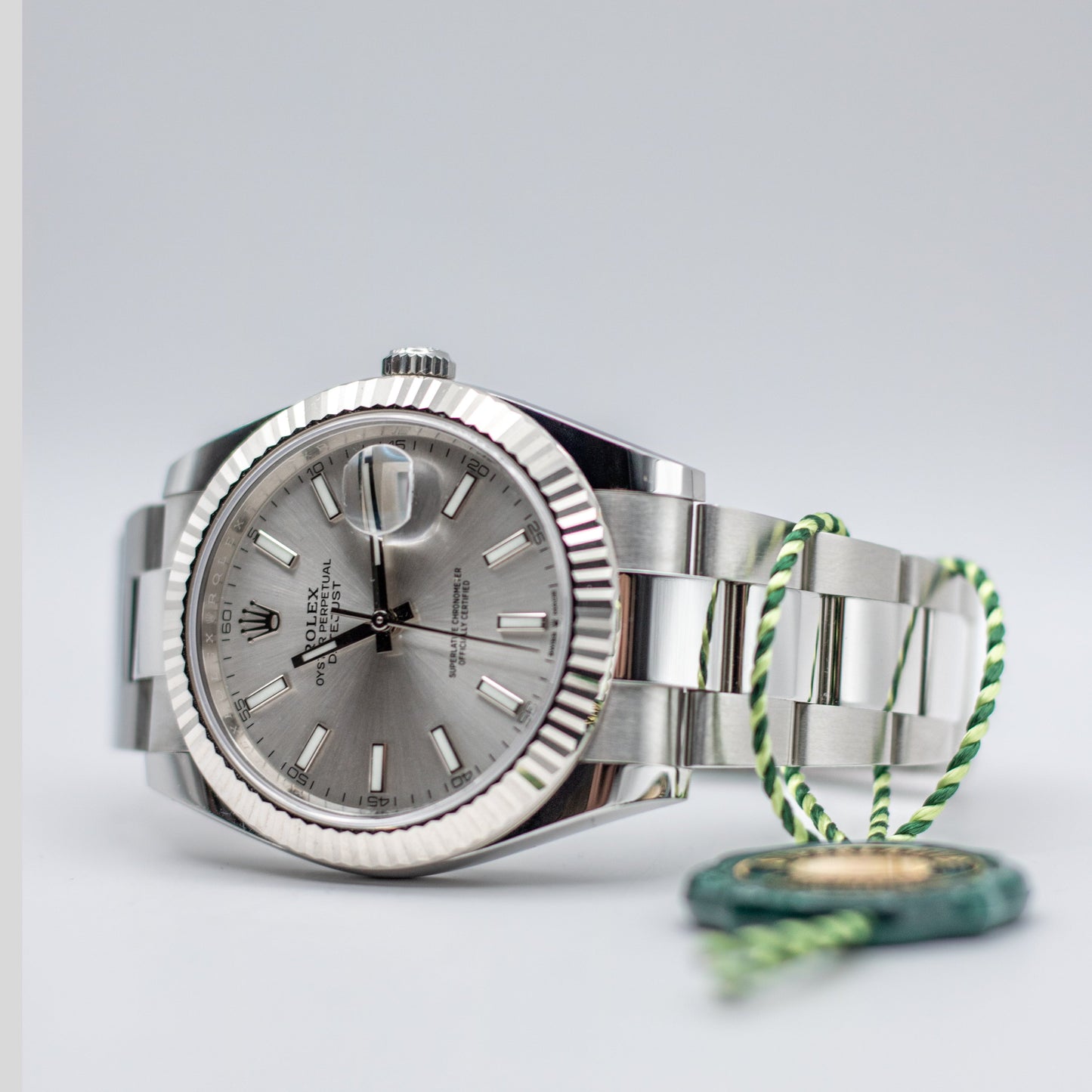 Rolex DateJust 41 mm "Silver" FULLSET-ZUG-2023