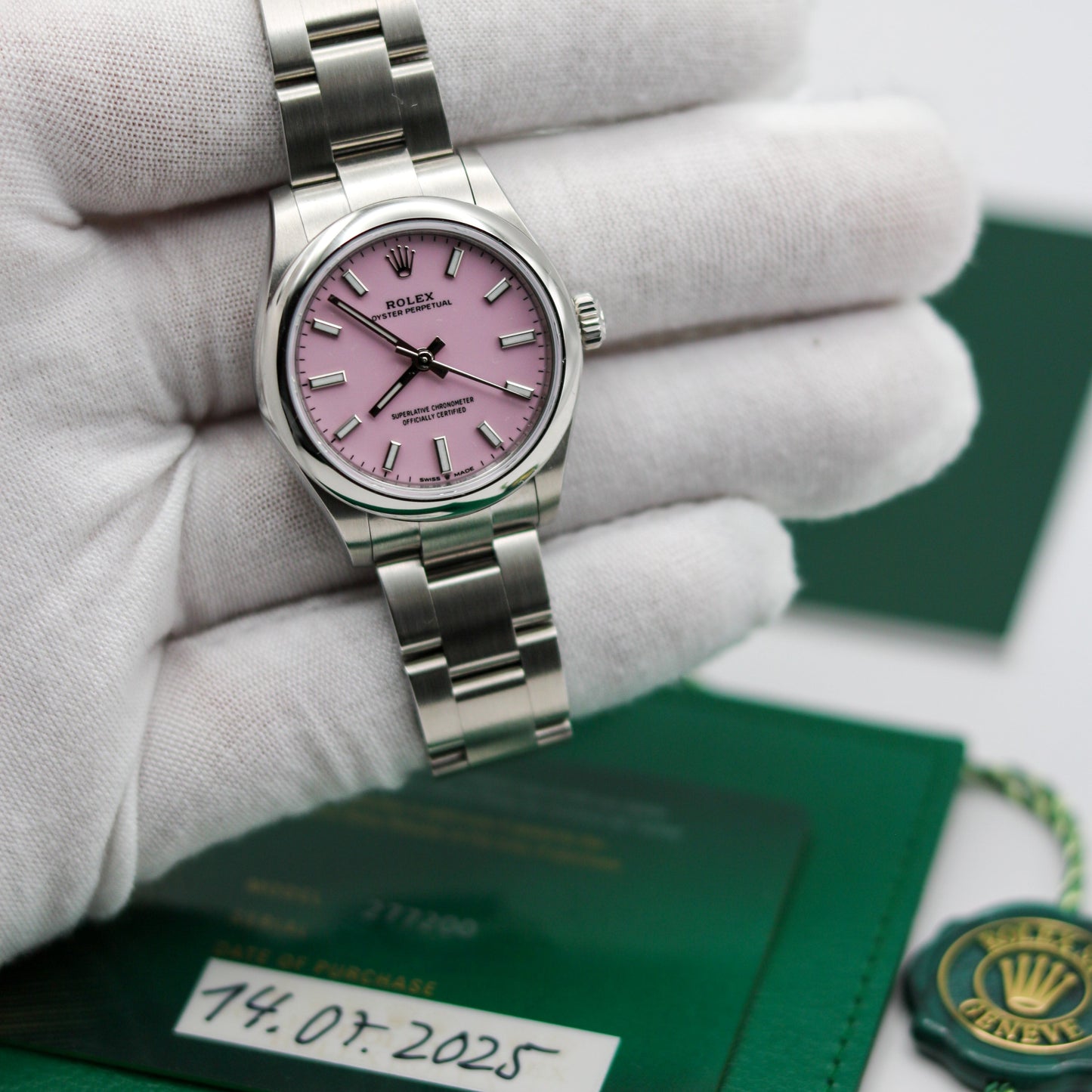 Rolex OysterPerpetual 31 "Candy" FULLSET-ZUG-2025