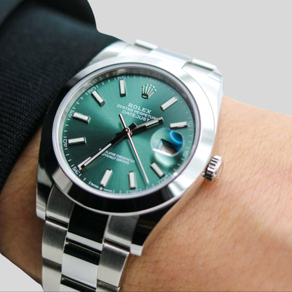 Rolex DateJust 41 "Mint" FULLSET-ZUG-2022