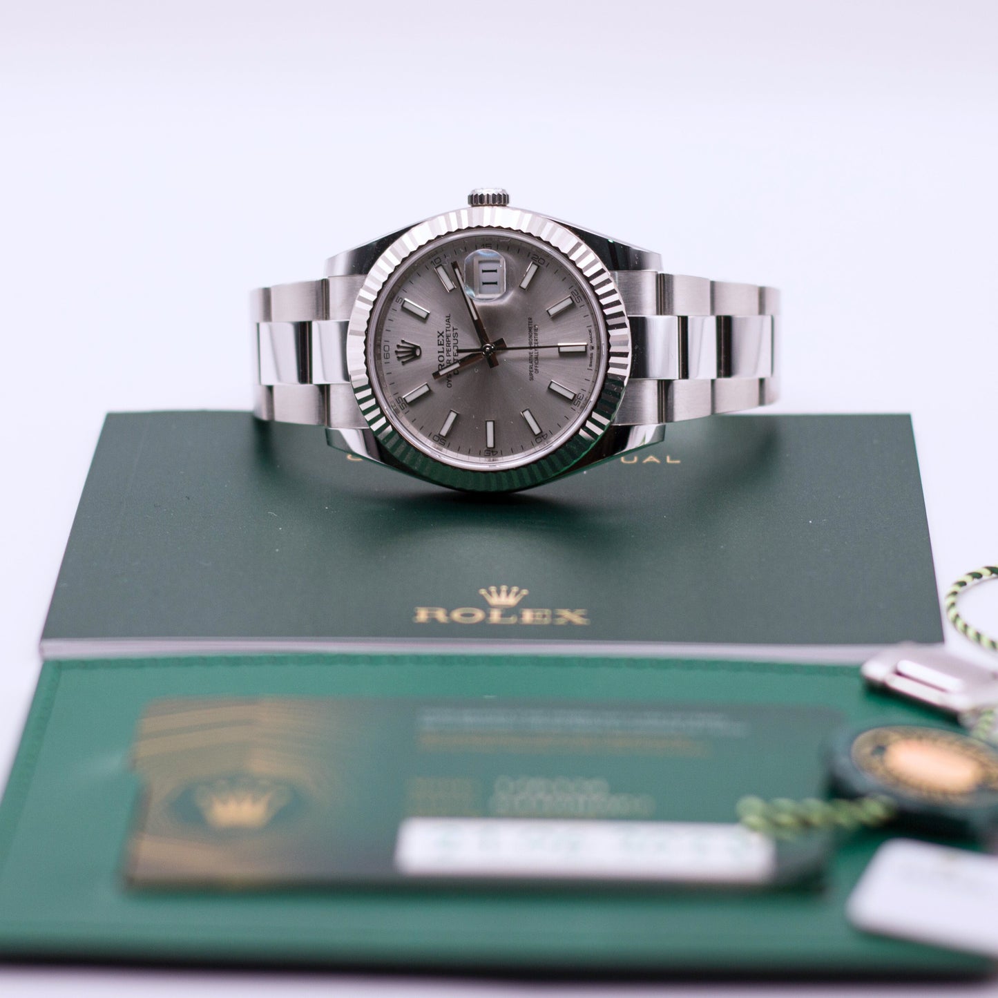 Rolex DateJust 41 mm "Silver" FULLSET-ZUG-2023