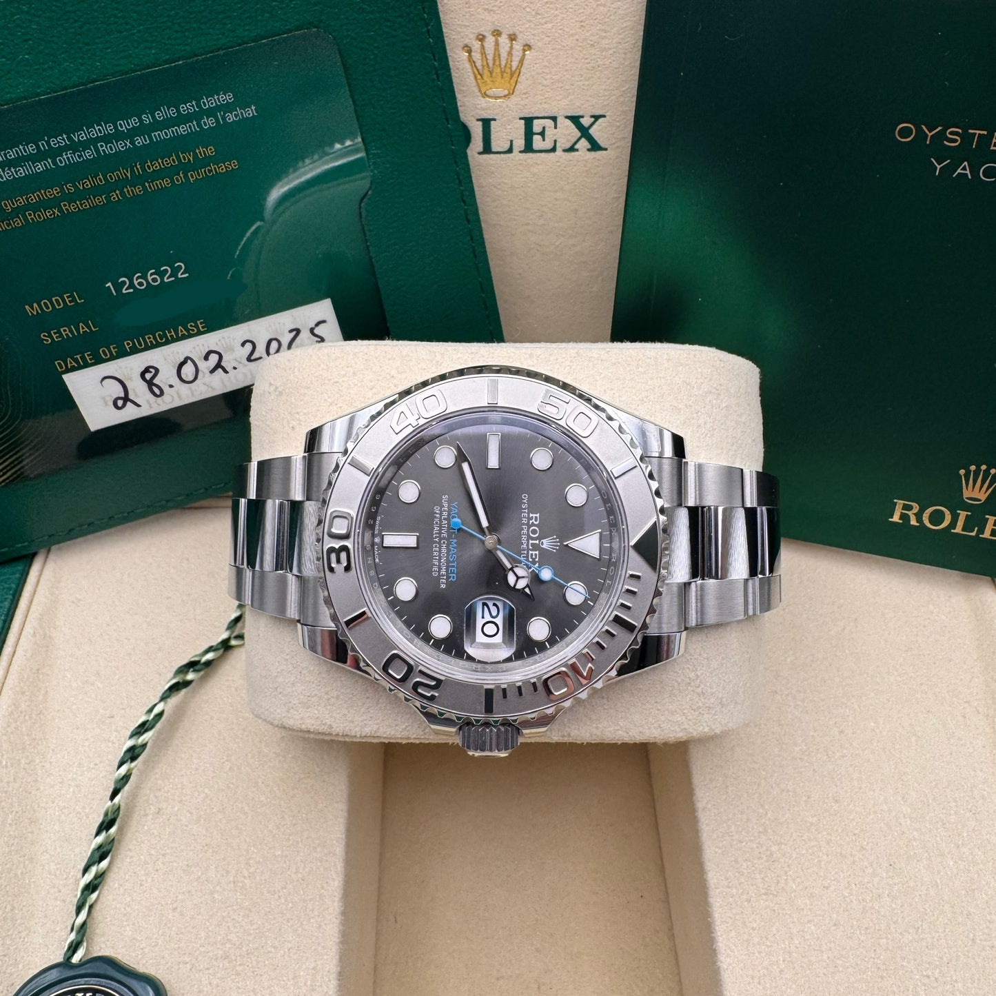 Rolex Yacht-Master 40 Rhodium 02/2025