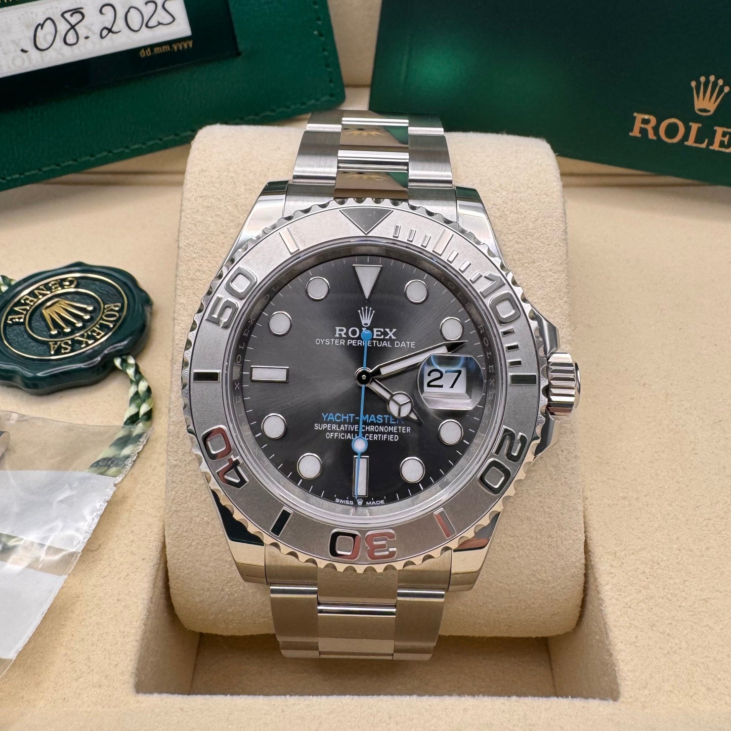 Rolex Yacht-Master 40 Rhodium 08/2025