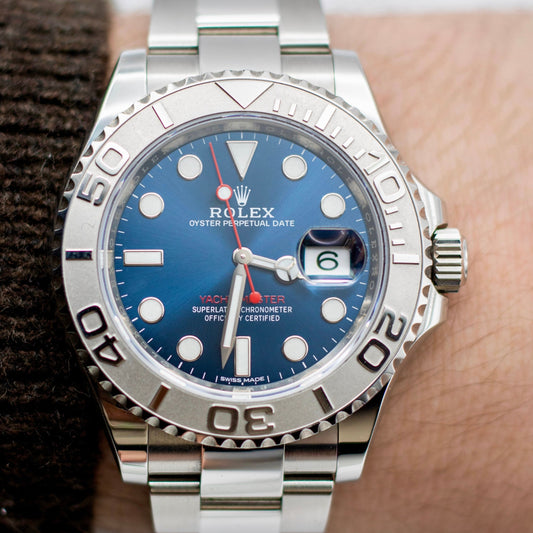 Rolex Yacht-Master Stahl Blue FULLSET-ZSG-2018