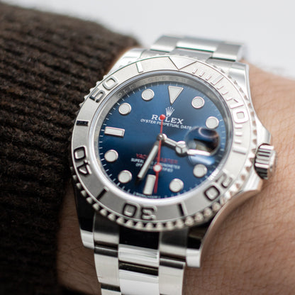 Rolex Yacht-Master Stahl Blue FULLSET-ZSG-2018